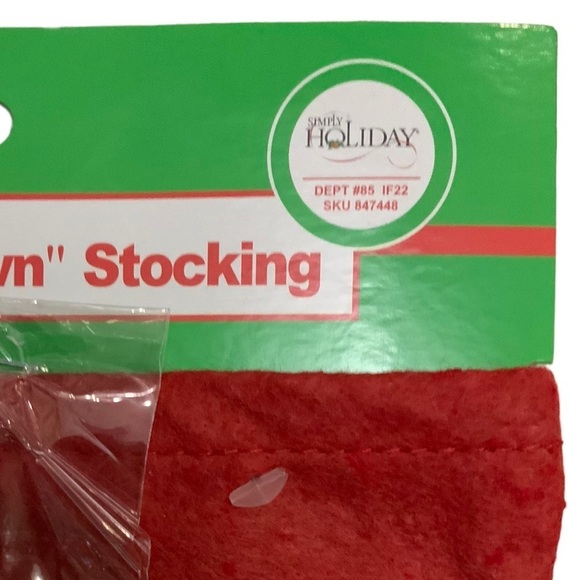 Christmas Stocking Color Your Own Stocking Kit With Fabric Markers 17 inches - Picture 6 of 14